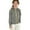 Grey, variant on Spring And Autumn Children's Girls' Large Sized Hooded Zipper Pullover Coat With Contrasting Color Letter Style Casual And Versatile Outerwear Girls Snowboard Jacket, Size 2-3 Years
