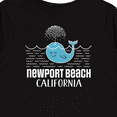 thumbnail image 4 of Inktastic Newport Beach California Whale Watching Boys or Girls Long Sleeve Toddler T-Shirt, 4 of 5