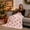 pink Santa Claus Print, variant on Cozy Throw Blanket Christmas Blanket Warm Plush Throw Blanket,Ultra Soft Cozy Blanket for Couch,Sofa and Bed(Xmas Snowman,27.56×39.37in)