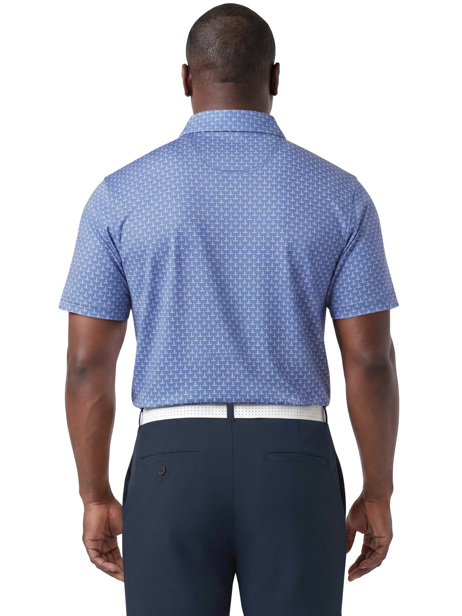 Ben Hogan Performance Men's & Big Men's Golf Club Print Short Sleeve Polo Shirt, up to 5XB