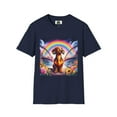thumbnail image 4 of Dachshund colorful flowers t shirt, 4 of 10
