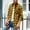 #Yellow, variant on DPTALR Men's Casual Fashion Button-Down Checkered Long Sleeve Turndown Collar Elastic Waist Shirt,Green,Big and Tall Men XXXL