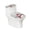 Snowman Swing Forest, variant on HELLHERO Snowman Swing Forest Toilet Lid Cover for Bathroom Polyester Fabric 17"x21" Dust Proof