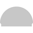 thumbnail image 5 of Ekena Millwork 46"W x 29-3/4"H x 2-3/4"P Half Round 3 Spoke Architectural Grade PVC Combination Pediment, 5 of 7