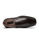 thumbnail image 4 of Zapatos Bruno Marc Goldman-02 Mocasines de Cuero Marrón Oscuro, 4 of 6