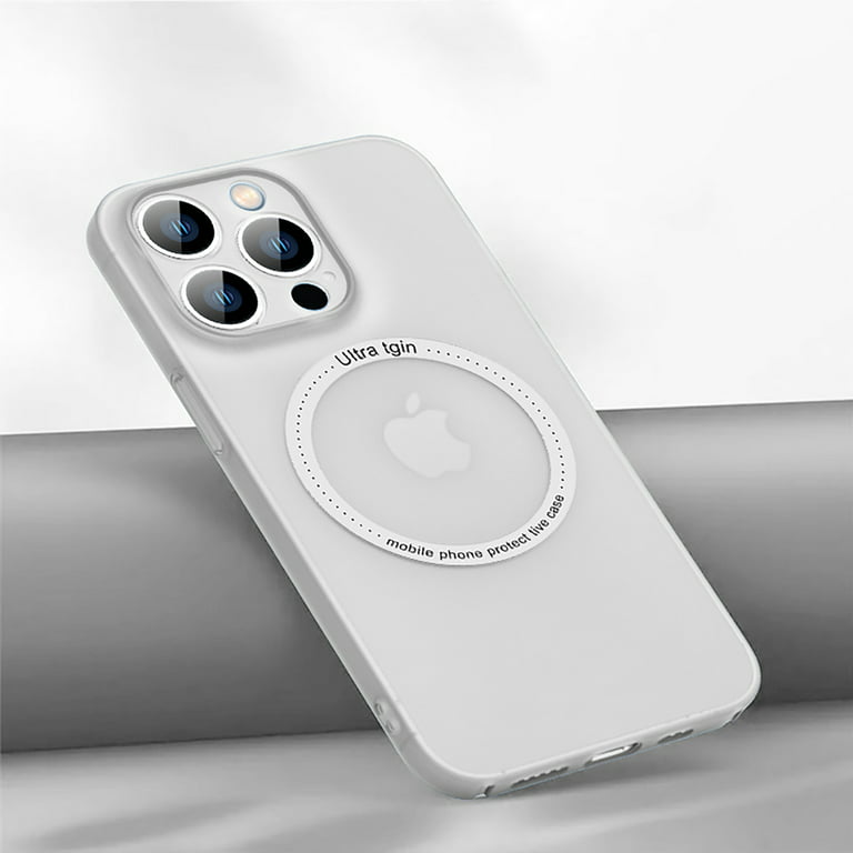 Mantto Compatible with iPhone 12 Pro Max Case Support All Magsafe  AccesorriesTranslucent Matte Back Zero Fingerprint Magnetic Magnet Frosted  Phone