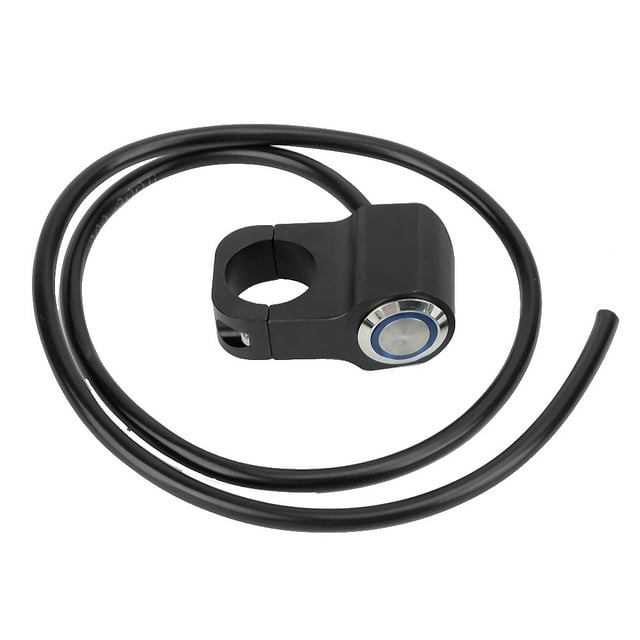 Focos de acero impermeables de 22mm/0,87 pulgadas, interruptor de manillar de faro para motocicleta ATV Jadeshay A