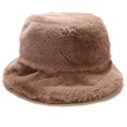 thumbnail image 1 of Women Bucket Hat Simple Fashion Solid Color Bucket Cap Fisherman Hat for Winter, 1 of 10