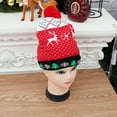 thumbnail image 1 of Pisexur Christmas Decorations Xmas Tree Decor Christmas Decorations Knitted Christmas Hats Colorful Luminous Knitted Hats High-end Christmas Hats For The Elderly, 1 of 2
