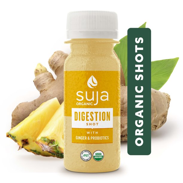 Suja Organic Digestion Shot with Ginger & Probiotics, 1.7 FL OZ