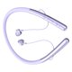 thumbnail image 1 of Banda para El Cuello con Micrófono In-ear Inalámbrico Cancelación de Ruido Carga Rápida Deportes Auriculares Bluetooth Auriculares Auriculares para Ne - Púrpura, 1 of 8