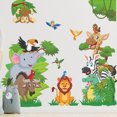 thumbnail image 1 of Adhesivo de pared con dibujos animados de Animal Kingdom para habitación de niños o sala de juegos, 1 of 1