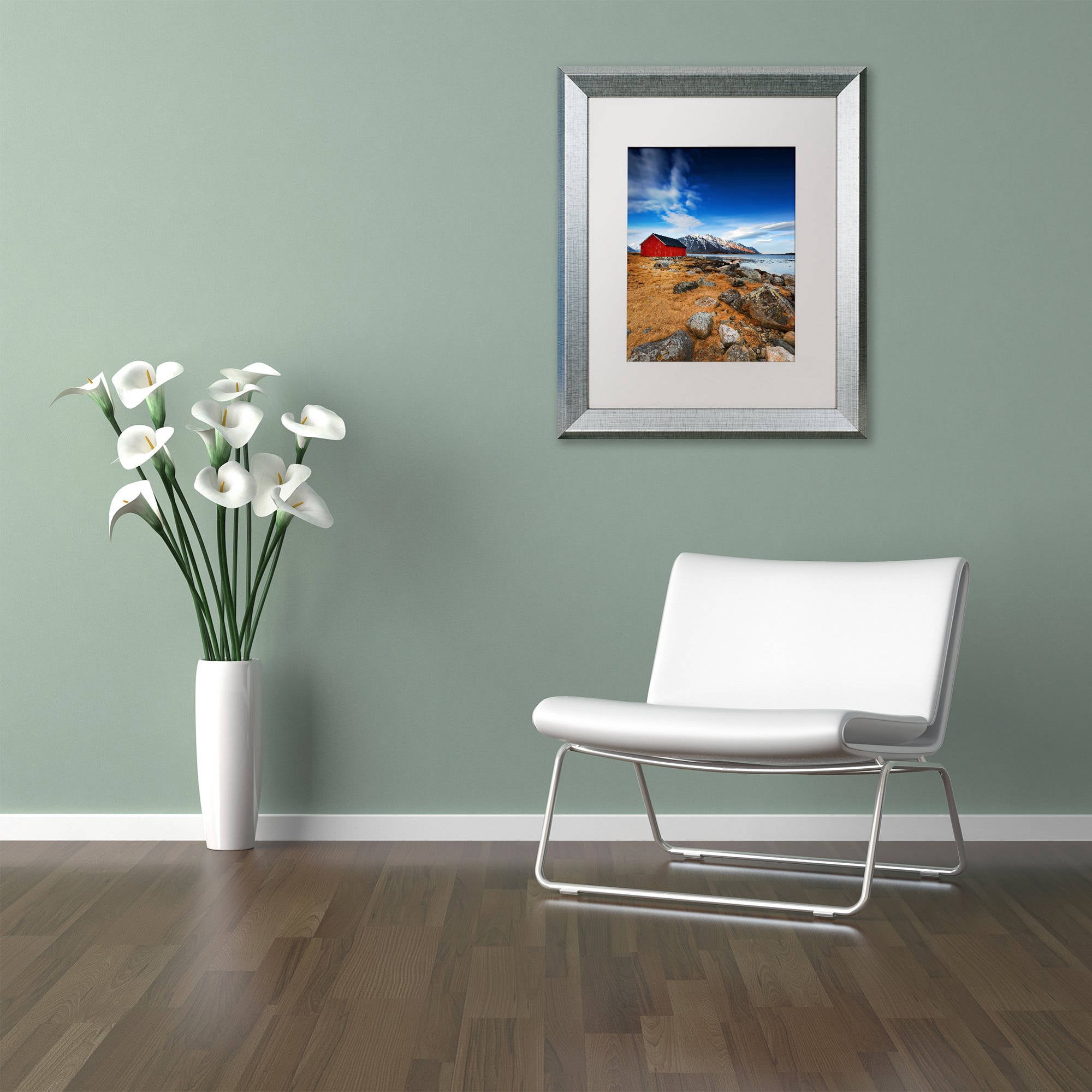Trademark Fine Art "Endure" Canvas Art by Philippe Sainte-Laudy, White Matte, Silver Frame