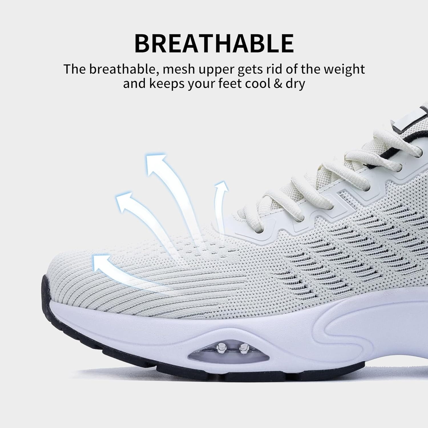 AOV GREEN LEAF Mens Running Shoes Tennis Athletic Sneakers Gym Comfortable Walking Sport Non Slip Workout Cross Training Shoe Size 7-13