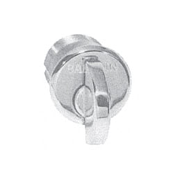 Baldwin 8443055 1.25 in. Mortise Lock Turn Knob Cylinder, Lifetime  Polished Nickel - Walmart.com