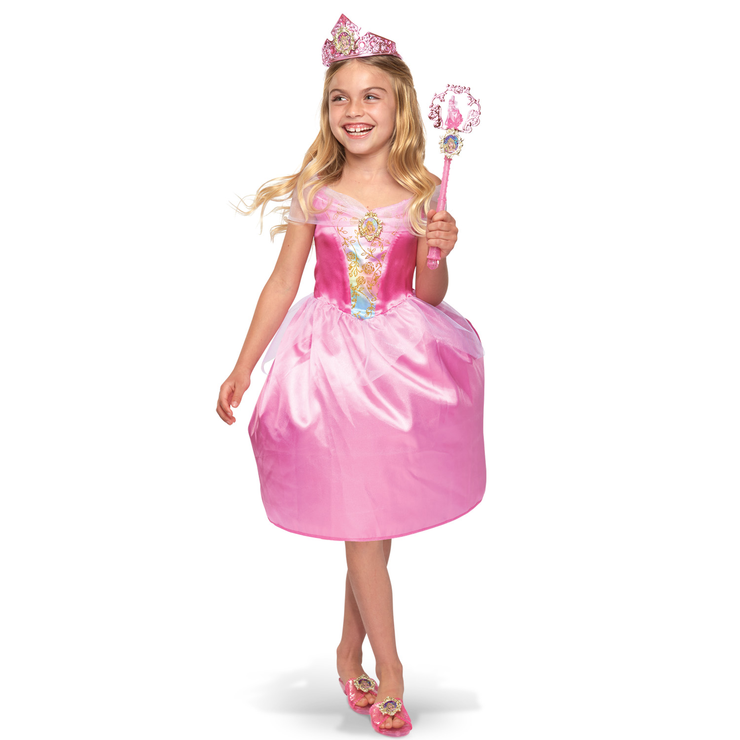 Disney Princess Aurora Tiara to Toe Dress up Set, Girls' Costume ...