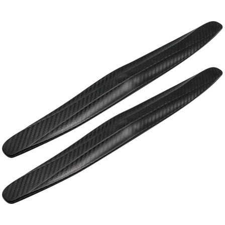 1 Set Black Protective Strip for Car Bumper Guard Made of Durable Rubber Simple and Effective