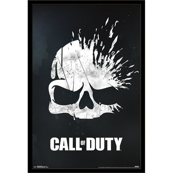 Call of Duty - Skull Wall Poster, 22.375" x 34", Framed