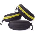 thumbnail image 1 of HAHDAXIA 3 Pack Sunglasses Case, Portable Travel Zipper Eyeglasses Case Hook, 1 of 6
