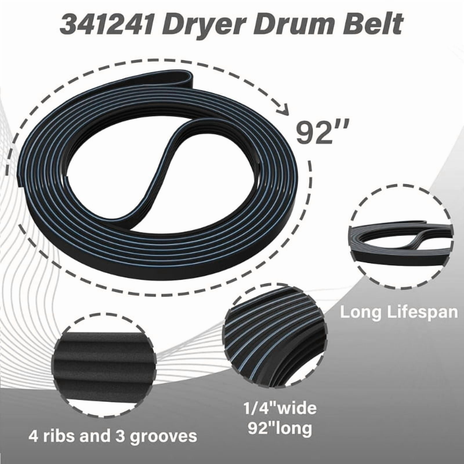 High Quality Dryer Repair Kit Includes Roller Pulley Belt for Common Issues