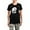 With Gray Camo Pant, variant on - Wolf Therian Ying Yang Women's Dark Pajamas - Women's Short Sleeve Print T-Shirt and Pants Dark Cotton Pajama Set