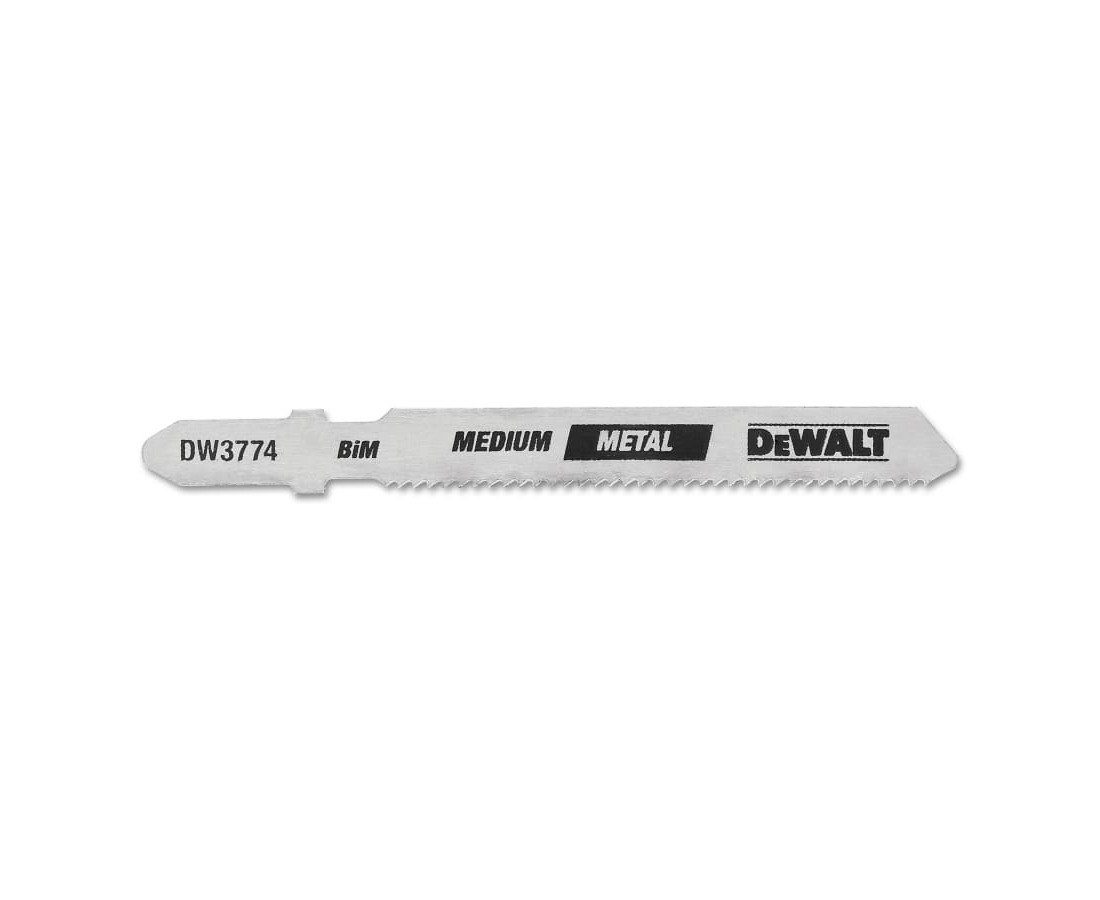 5Pk Bi-Metal Jig Saw Blade, 3" L, 18 TPI Dewalt Metal Cutting DW3774-5