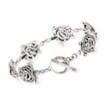 thumbnail image 3 of Ross-Simons Sterling Silver Turtle Bali-Style Bracelet, Women's, Adult, 3 of 5