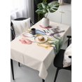 thumbnail image 6 of Colorful Tulips Floral Table Cloth, Waterproof Tablecloth for Rectangle Tables, Modern Art Watercolor Pastoral Reusable Washable Fabric Table Cover for Restaurant Kitchen Dining Tables 60"x120", 6 of 9