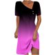 thumbnail image 1 of Mini Vestido de Verano de Manga Corta Cuello Redondo Longitud de la Ternera Media, Fluido Impreso Vestido de Verano Corto Casual, 1 of 5