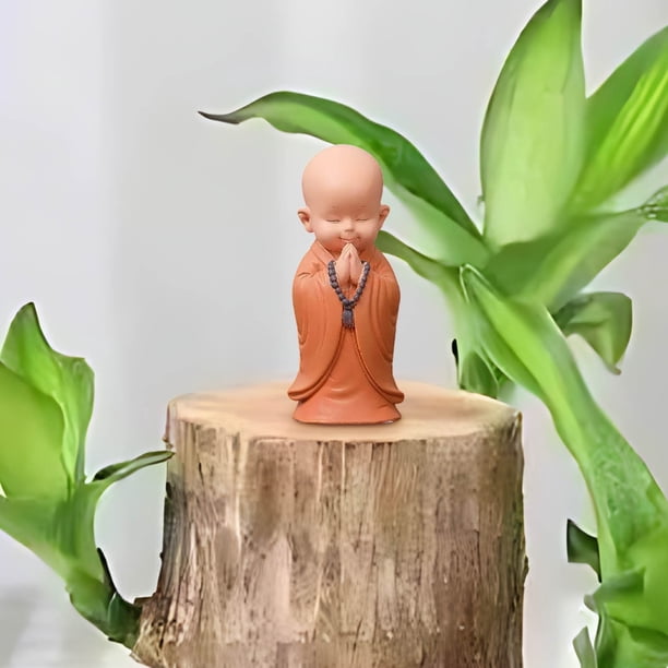 Mesa de té decorativa Monk Home, ideal para el salón o la sala de estar. Diseño zen pequeño, plegable, con base de madera y estructura de dos niveles. Perfecta para relajarse en el