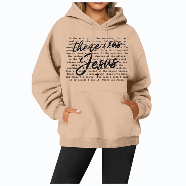WEAIXIMIUNG Chandails pour Enseignantes pour Femmes Chandail à Capuche Tendance Automne et Hiver pour Femmes Imprimé Lettre Chandail à Capuche Sport à Manches Longues