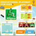 thumbnail image 4 of 78.7"×118" ABC Kids Rug, Alphabet Animal Number Shape Baby Play Mat, Non Slip Early Learning Educational Carpet for Playroom, Classroom, Preschool and Game Area, 4 of 6