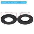 thumbnail image 2 of Unique Bargains 40.5mm-67mm Step Up Ring with Cleaning Cloth, 2 Pack Camera Lens Filter Adapter Ring, Black, 2 of 6