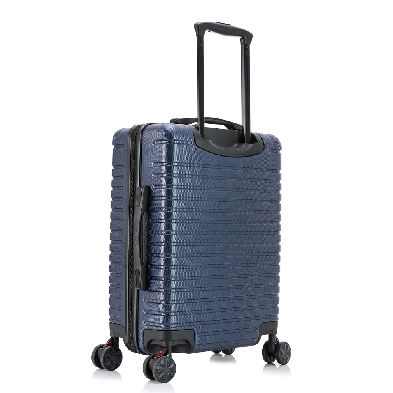 InUSA Deep 20" Hardside Lightweight Luggage with Spinner Wheels, Handle Studs, Trolley, Blue