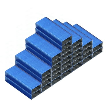 Uxcell Staples for Stapler, 2 Pack #10 Mini 3/16 Inch Length Staples for Office Supplies, Blue