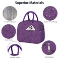 thumbnail image 4 of Womens Halloween Purple Spider Web Pattern Lunch Box for Work,Insulated Lunch Bag for Women,Loncheras Para Mujer,Leakproof Adult Lunch Bag for Work,Beach,Travel,Picnic,Camping, 4 of 7