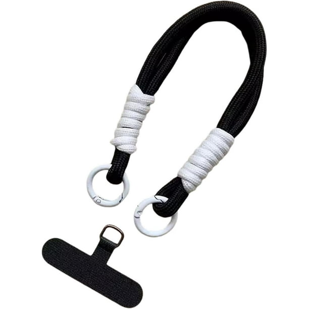 Cordones para teléfono celular para mujeres, correas de muñeca universales para teléfono con pestaña de sujeción, elementos esenciales para viajes y compras