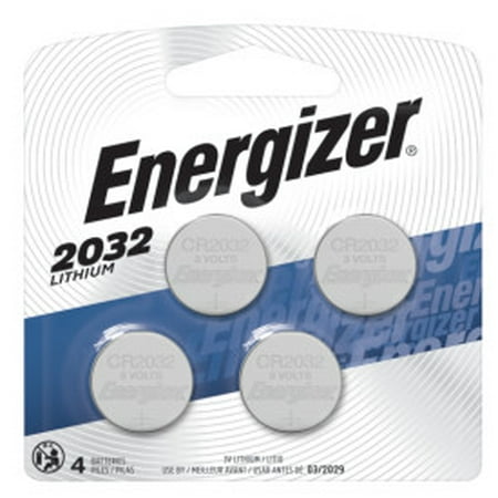 Energizer 2032 Lithium Coin Battery, 4 Pack