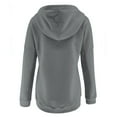 thumbnail image 3 of Vedolay Womens Plus Size Tops Women's 2023 Crewneck Oversized Pullover Casual Comfy Fall Fashion Hoodies,Gray XXL, 3 of 4