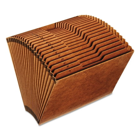 Pendaflex Heavy-Duty Expanding Open Top File 21 Pockets 1/3 Tab Letter Brown R217AHD