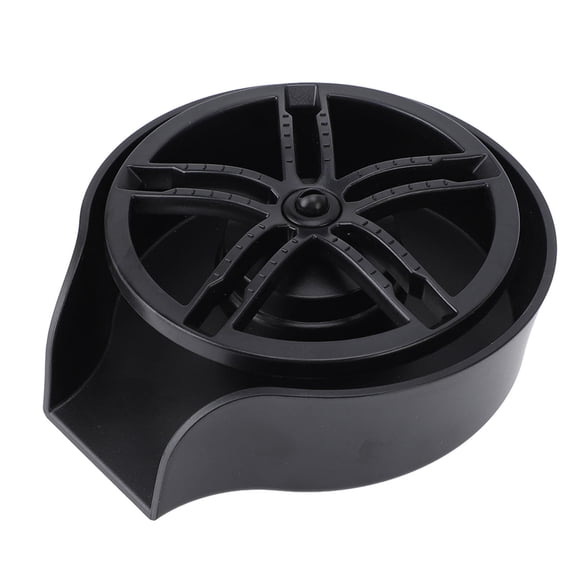 Yajisi Automatic Stainless Steel Glass Rinser Cup Washer – Rust‑Resistant, Pressure‑Powered, Multi‑Functional Kitchen Sink Attachment – Black