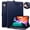 Blue, variant on Decase for 8.3" Apple iPad Mini 7th 6th Generation (2024/2021) Premium PU Leather Folio Tablet Case, Auto Sleep/Wake, with Card Slots Stand,Front Pocket and Pen Holder,Blue