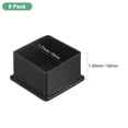 thumbnail image 3 of Uxcell 8-Pack Tapas de Pierna Cuadradas para Muebles, Tapas de Pierna de 1.77" (45mm) para Sillas/Mesas/Camas, 3 of 7