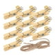 thumbnail image 4 of 20 mini pinzas de ropa de dibujos animados de madera con forma de foto pequeña y cuerda., 4 of 6