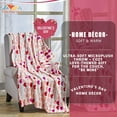 thumbnail image 2 of Decor&More Love Collection Heart Ultra Plush Throw Blanket (50" x 60") - Be Mine, 2 of 6