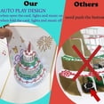 thumbnail image 4 of 3d Birthday Cards, 1 Pack Color Changing Light & Auto Play Music Happy Birthday Cake Card, 4 of 4