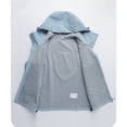thumbnail image 5 of Wutalume Women's Outdoor Windproof Jacket, Fashionable and Comfortable Design, Waterproof Hooded Coat, Lightweight and Durable,for Daily Use and Sports Activities,Light Blue L, 5 of 6