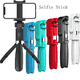 thumbnail image 4 of Inalámbrico Bluetooth Selfie Stick Barra de varilla Obturador remoto Trípode extensible Soporte para teléfono Soporte para soporte Inevent EL0021-03B, 4 of 7