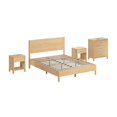 thumbnail image 1 of Pemberly Row Lit Plateforme Grand en Bois de Qualité Supérieure avec Commode et 2 Tables de Nuit, 1 of 8