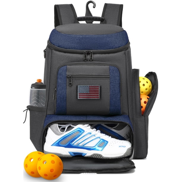 Mochila para Pickleball HAMBOLY con Enfriador Gris Oscuro